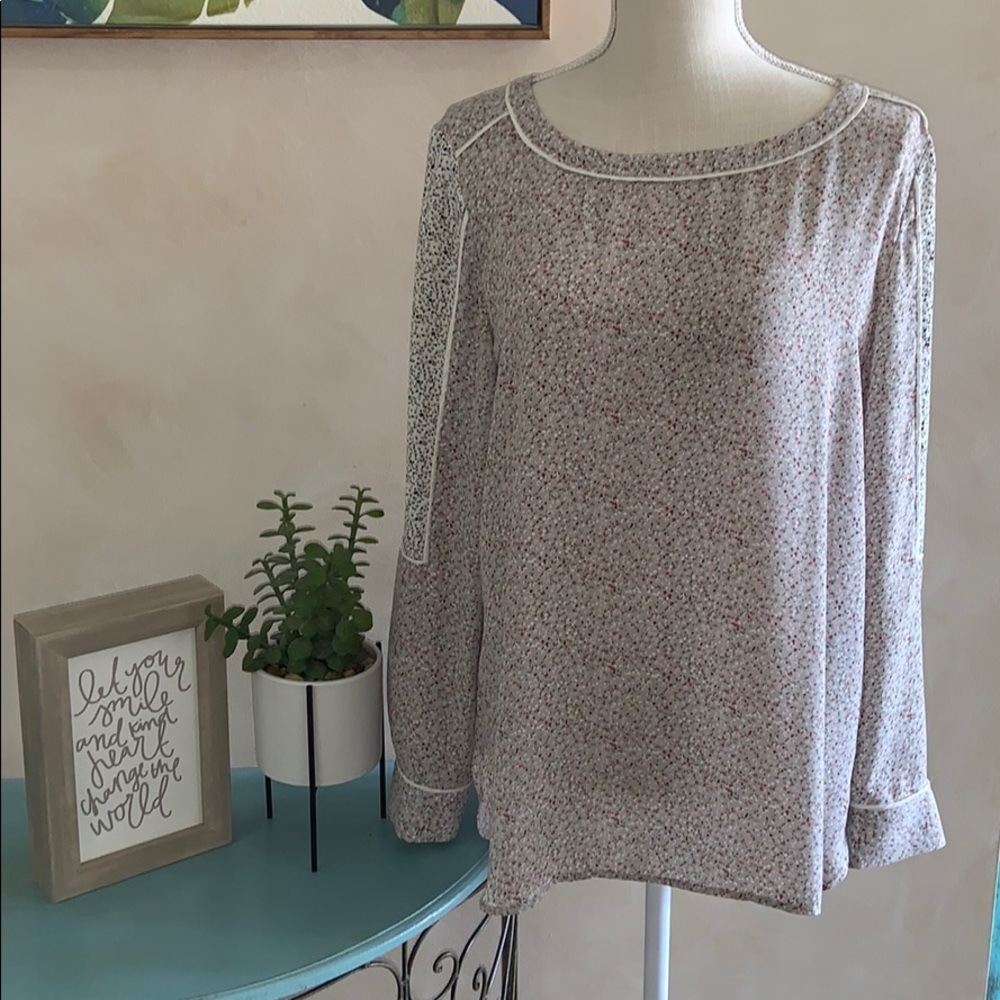LOFT Floral Tunic Top